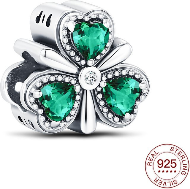 Charm-Anhänger 925 Silber, Zirkonia, Damen - Bild 1