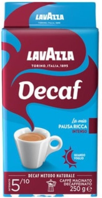 Lavazza Dek Intenso, gemahlener Kaffee, 250g - Bild 1