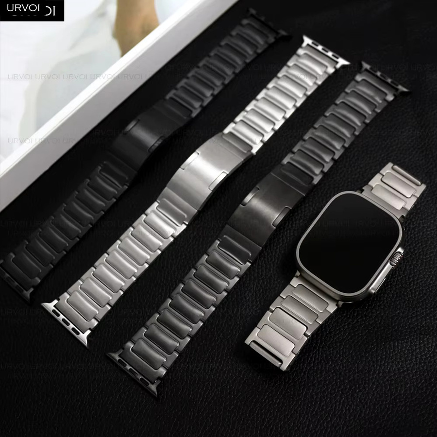 URVOI Uhrenarmband Titan, Silber, Unisex - Bild 3