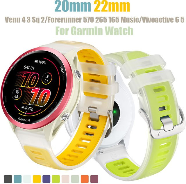 Uhrenarmband Silikon, Halbtransparent, Bunt, Unisex - Bild 1
