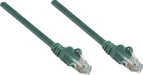 Intellinet RJ45 Patchkabel CAT 6a S/FTP Ethernet/LAN Grün, Länge: 0,25 m - Bild 1