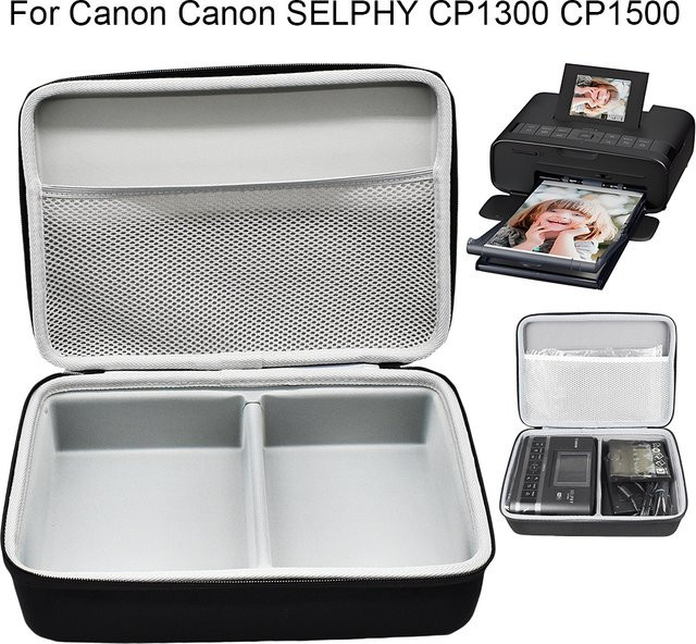 EVA Reise-Schutztasche in Schwarz für Canon Selphy CP1200, CP1300 und CP1500 Kompakt-Fotodrucker - Bild 1