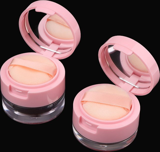 HNKMP Puder Behälter mit Sieb und Spiegel, 3g/5g, Unisex - Bild 1