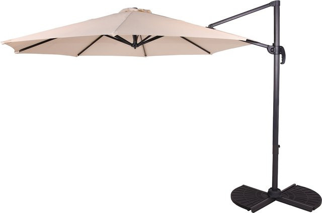 Harms Deluxe-Ampelschirm in Beige mit Ø 300 cm - Bild 1