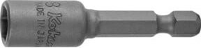 Ko-Ken IMPACT Steckschlüsseleinsatz Schaft E 6,3 mit Magnet, Schlüsselweite: 8 mm, Schwarz-Grau - Bild 1