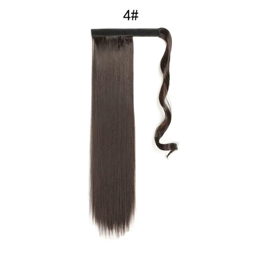 Luxurious Pferdeschwanz zum Anklipsen, synthetisch, hitzebeständig, 22 Zoll, Damen - Bild 4