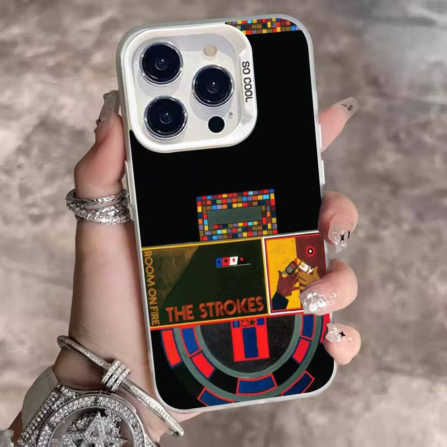 Mesuca Stoßfeste Handyhülle The Strokes Is This It Design für iPhone 11 bis iPhone 17 Pro Max Plus Multicolor - Bild 5