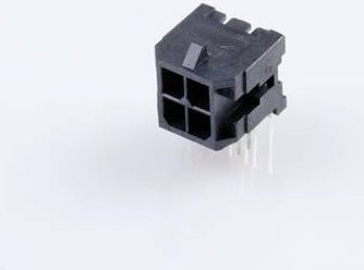 Molex Einbau-Stiftleiste Standard in Schwarz und Gold mit 4 Polzahl und 3mm Rastermaß - Bild 1