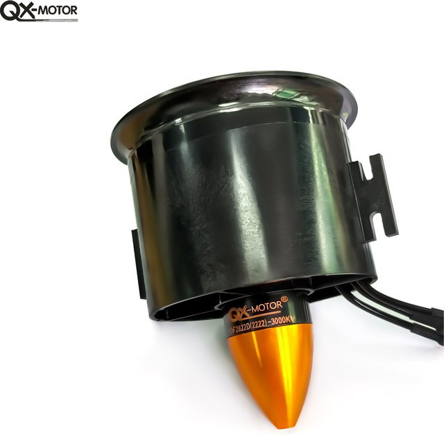 QX-MOTOR 70mm EDF QF2822 3000KV 6-Blatt Impeller Bürstenloser Motor - Bild 1