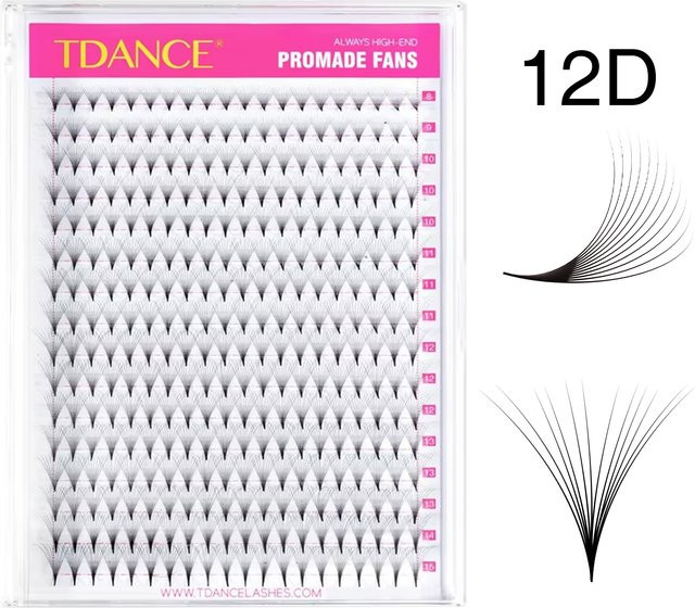 TDANCE Volumen-Wimpernfächer, Black, Unisex - Bild 1