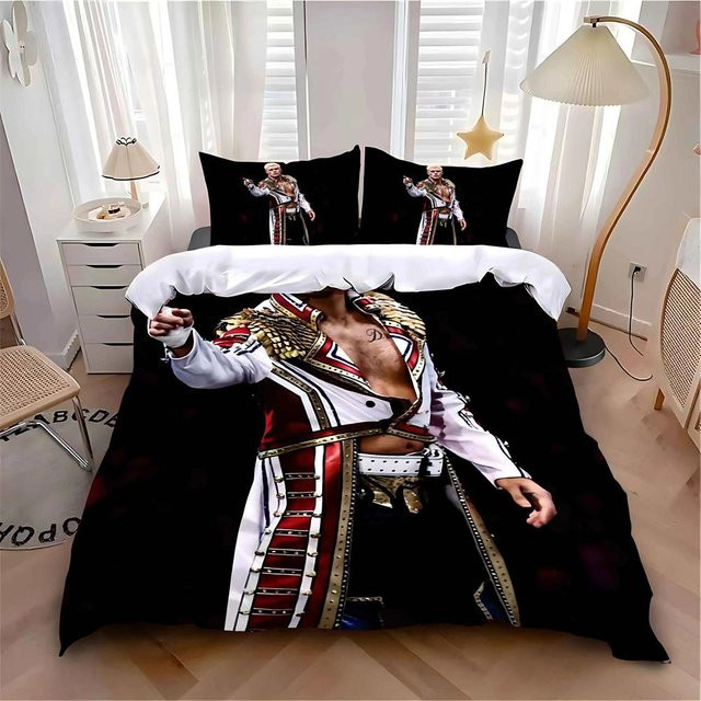 Cody Rhodes American Nightmare Bettwäsche-Set aus Mikrofaser, Schwarz, B/H: 260 x 240 cm - Bild 1