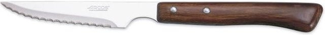 Arcos Steakmesser 29068 mit Wellenschliffklinge aus NITRUM Edelstahl und braunem Holzgriff - Bild 1