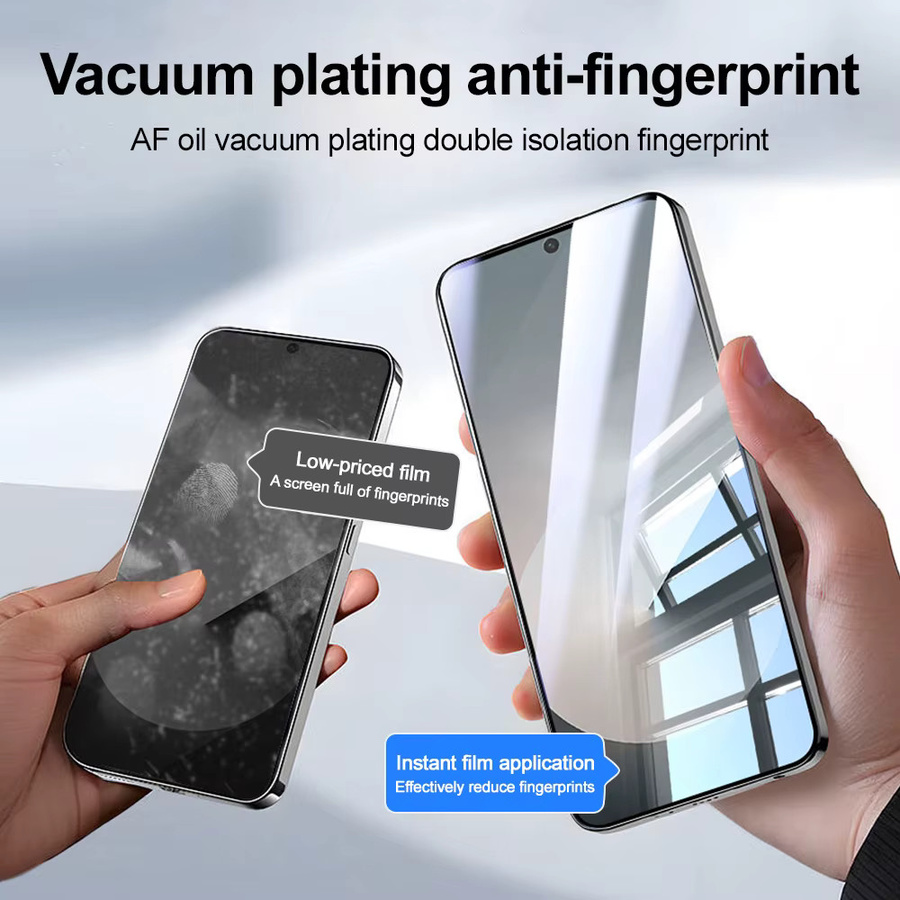 Samsung Schutzfolie aus HD-gehärtetem Glas für S26 S25 Edge S24 S23 Ultra Plus FE, transparent, mit Fingerabdruck-Entsperrung und staubfreiem Montage-Kit - Bild 4