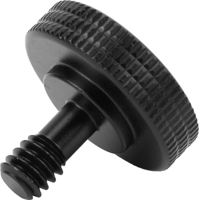 Shoemst Kamera Schnellverschluss 1/4 Zoll Rändelschraube und L-Winkel Schraubmontageadapter in Schwarz - Bild 1