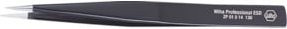 Wiha Universalpinzette Professional ESD Typ AA aus Edelstahl in Schwarz, Länge: 130 mm - Bild 1