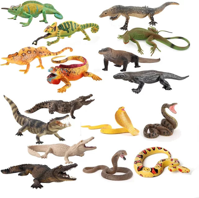 XPFigures Plastik-Chamäleon-Modell, Actionfigur, Tiere, Kunststoff - Bild 1