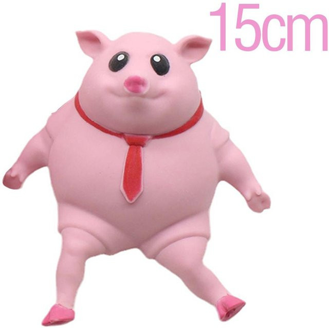 BC Pet Supplies Rosa Schweine Anti-Stress-Spielzeug, pink, 15-25cm - Bild 1