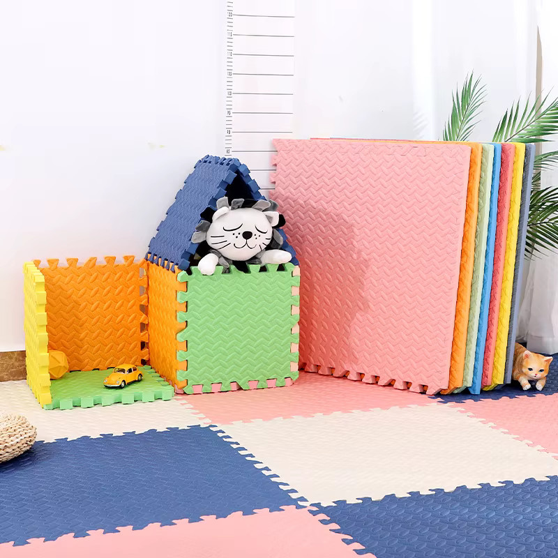 DHDH Baby Puzzle Bodenmatte, Schaumstoff, 8-16 Stücke, Gelb, Bunt / Mehrfarbig - Bild 3