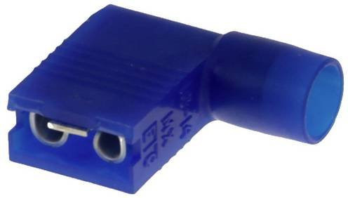 Molex 19006-0010 Flachsteckhülse aus Metall in Rot und Blau auf einer Vollrolle - Bild 1