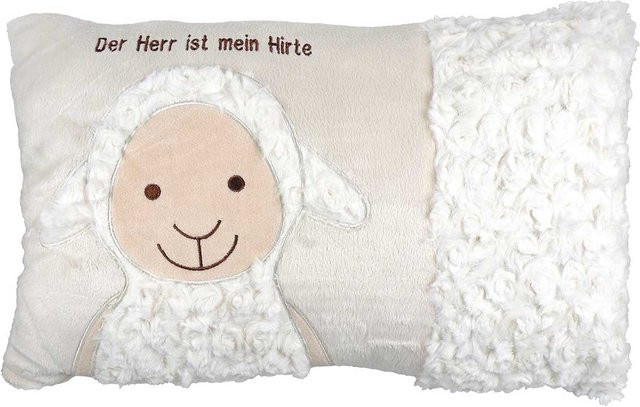 Kissen-Schaf Uljö in Weiß, rechteckig aus Textil - Bild 1