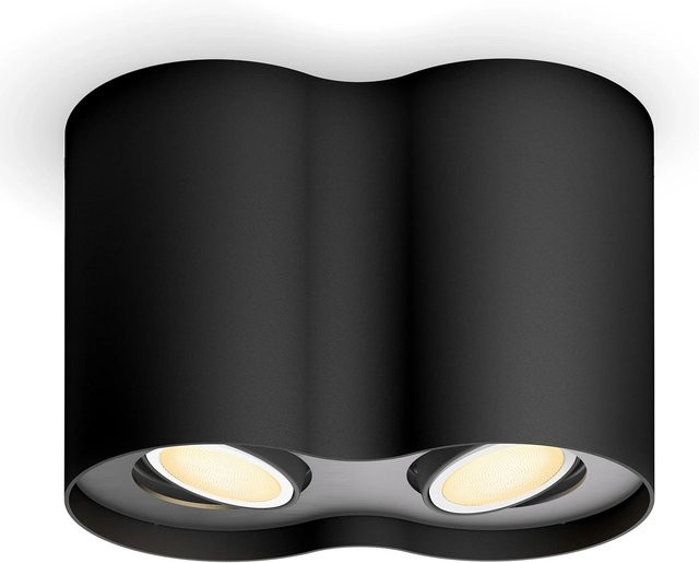 Philips Hue LED-Spot Pillar 2-flammig White Ambiance in Schwarz - Bild 1