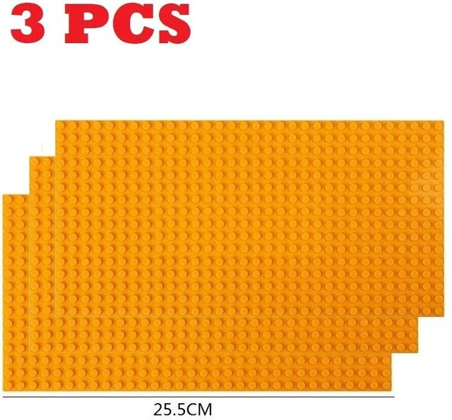 Yiran toy Grundplatte Bausteine, 3-teiliges Set, ab 3 Jahren - Bild 1