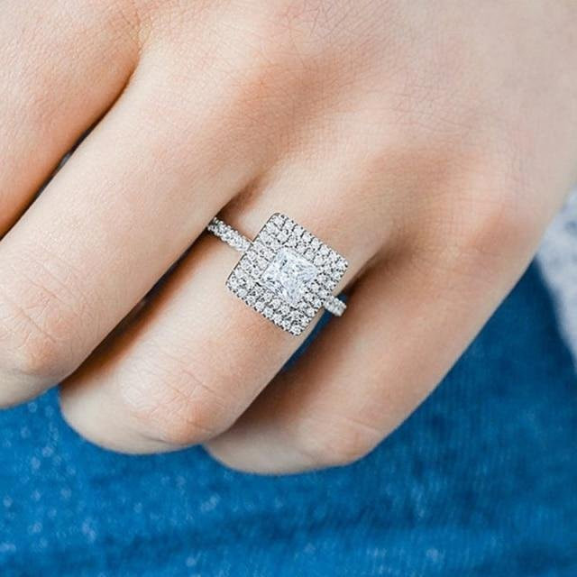 YIRAN Jewelry Ring, Silber, Zirkonia, Damen - Bild 1