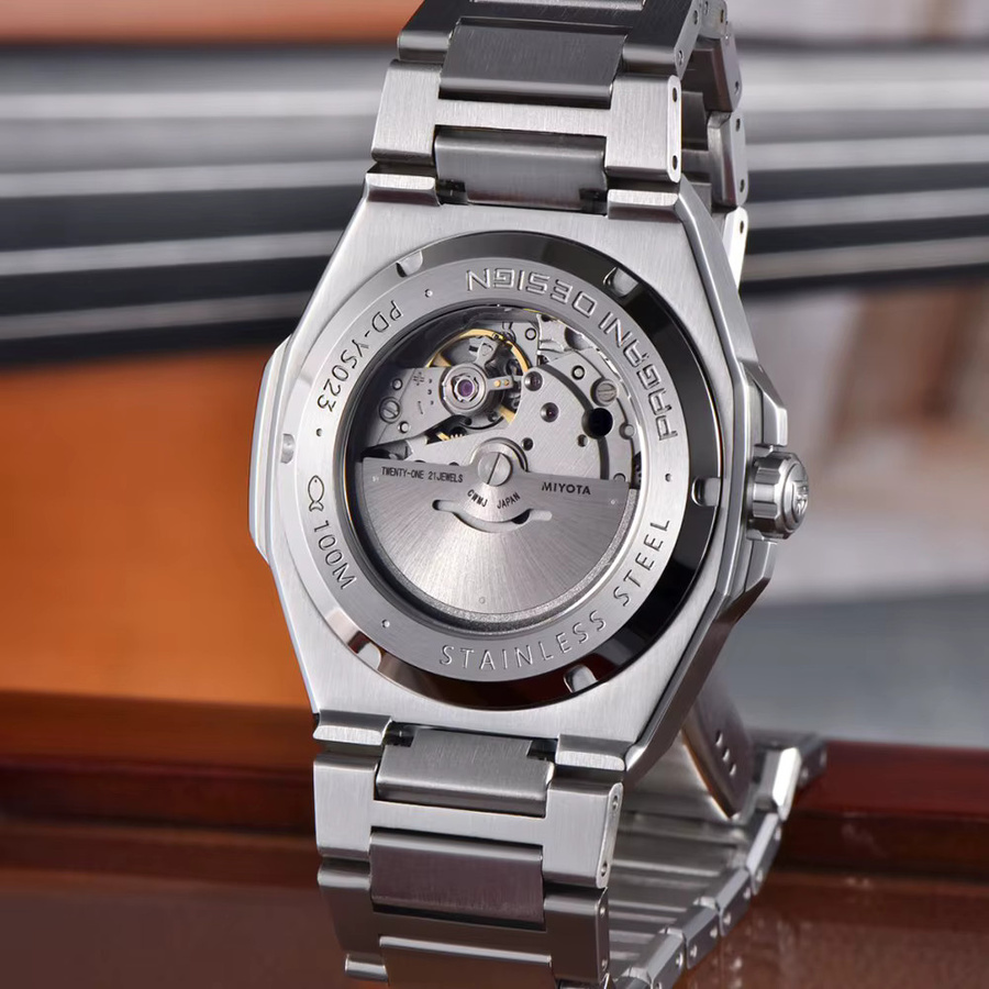 PAGANI DESIGN Automatik-Armbanduhr, Edelstahl, Blau, 40 mm, Herren - Bild 5