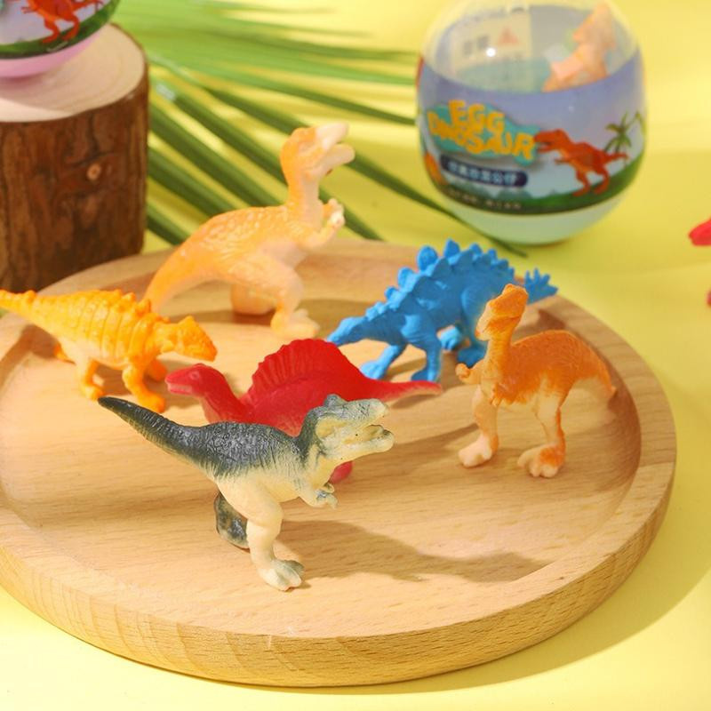Fashnics Mini Simulierte Dinosaurier Modelle Überraschungs Kapsel Eier 10-teiliges Set für 2-4 Jahre - Bild 2