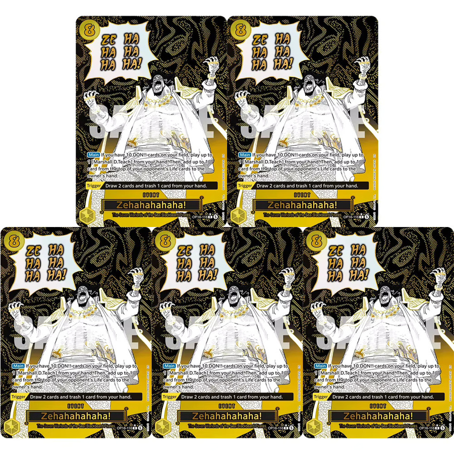 Bandai One Piece Marshall·D·Teach OP16-116 Sammelkarten, Piraten - Bild 3