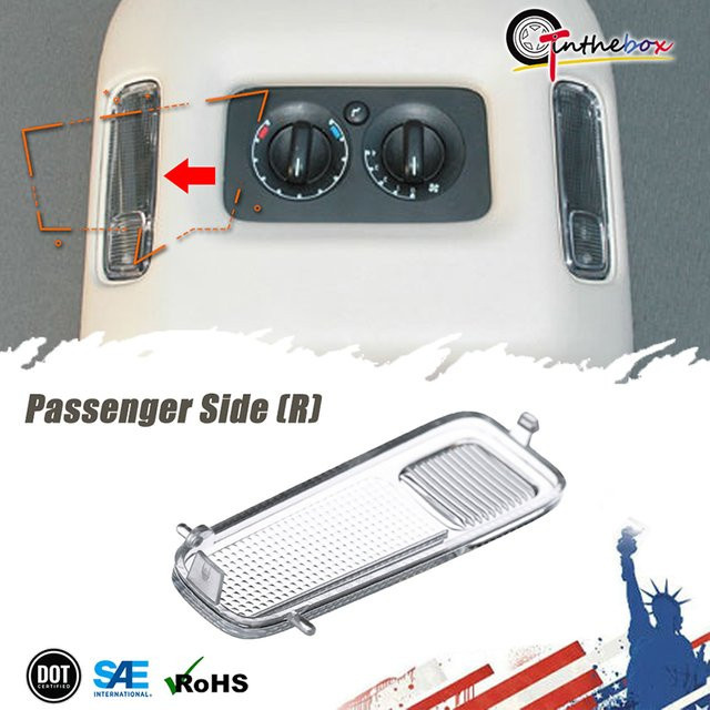 Gtinthebox Overhead-Konsole Abdeckung für Ford Expedition & Lincoln Navigator 2013-2018, Beifahrerseite, transparent - Bild 1