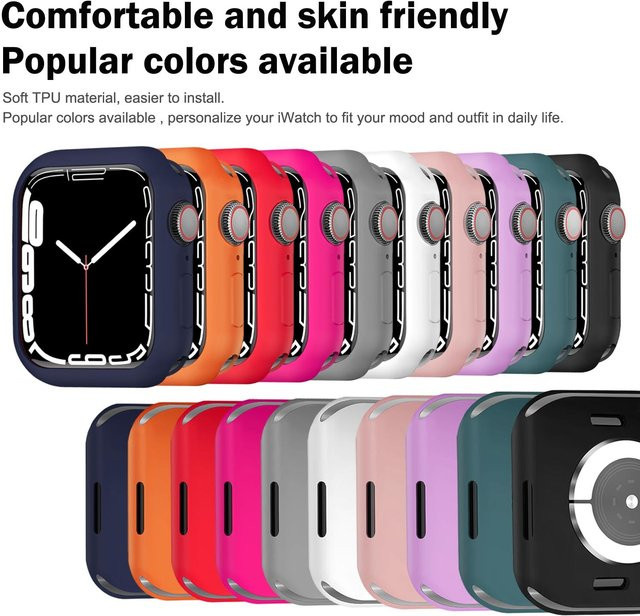Apple Silikonhülle für Apple Watch, Schwarz, Unisex - Bild 1