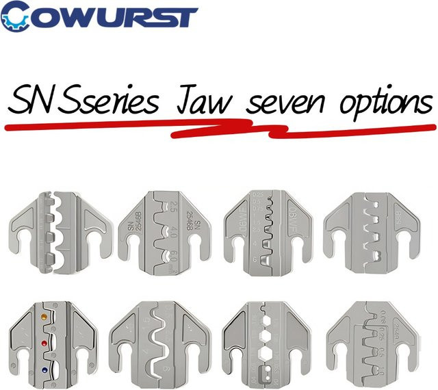 Cowurst Pressbacken 4mm Silber für 58B/2546B/03H/2549/02C/06/06WF/7,5 Zoll SN Crimpzangen - Bild 1