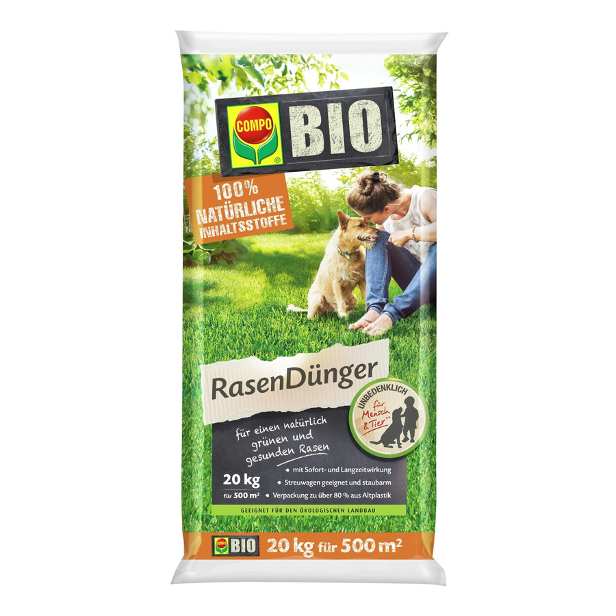 Compo BIO Rasendünger Slow-Release, 20 kg - Bild 2