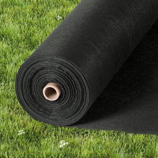 Buying Solutions, MB Unkrautschutzvlies Geotextil Schwarz für Garten und Landschaftsbau, B: 30,48 m, B: 91,44 m - Bild 1