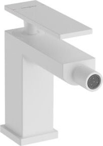Hansgrohe Einhebel-Bidetarmatur Tecturis E in Mattweiß mit Auslauf 149 mm und Pop-up-Abfluss - Bild 1