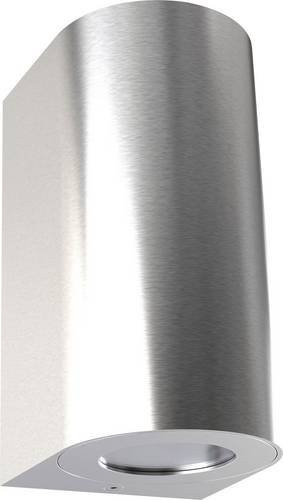 Nordlux Canto Maxi 2 Außenwandleuchte aus Edelstahl in Silber mit GU10 Fassung - Bild 1