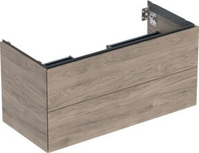 Geberit Waschtischunterschrank One in Mela Holz, Farbe Braun, B/T/H: 103,6 x 50,4 x 47,0 cm - Bild 1