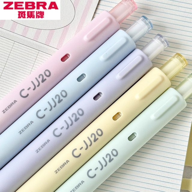 ZEBRA JJ20 Antibakterieller Gelstift mit 0,5 mm feiner Spitze in Macaron-Farben für Schule und Büro - Bild 1