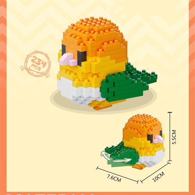 Kidsly Kawaii Niedlicher Vogel, Bausteine Set, ab 14 Jahre - Bild 1
