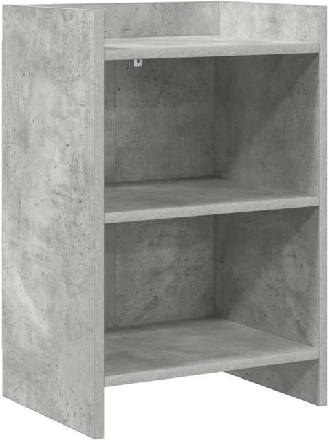 vidaXL Nachttisch in Betongrau aus Holzwerkstoff für dein Schlafzimmer, B/T/H: 40 x 30 x 60 cm - Bild 1