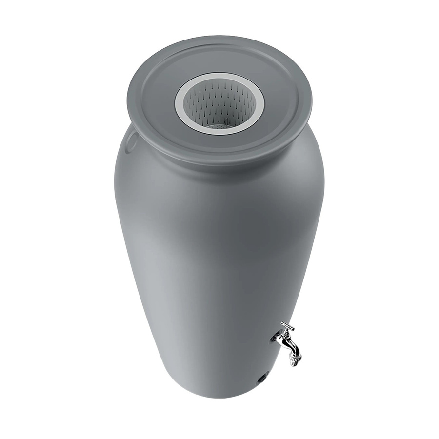Waterform Regentonne Velcan 230 in Grau mit Filtereinsatz - Bild 2