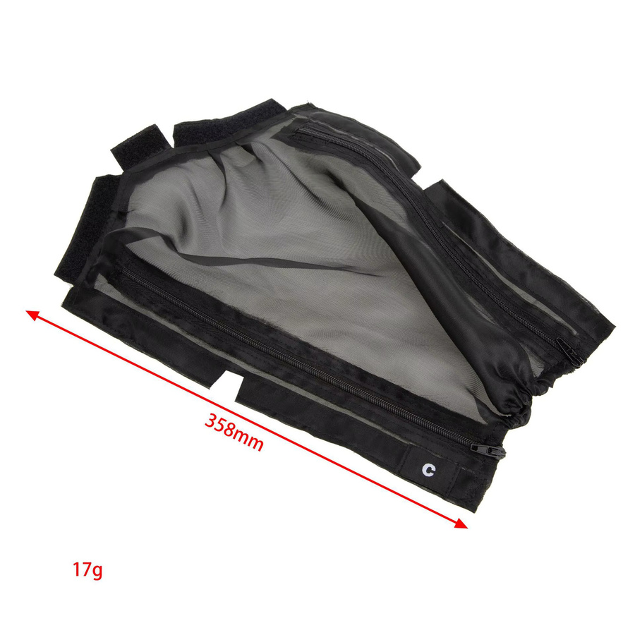 Arrma Senton 3S BLX 1/10 Mega Staubschutzabdeckung, Aluminium-Netzgitter - Bild 2