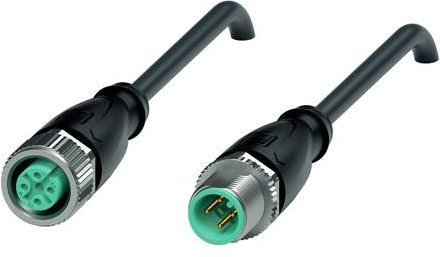 Pepperl+Fuchs 247263 Sensor-Aktor-Steckverbinder konfektioniert, Farbe: Schwarz, Länge: 2 m, Polzahl: 4 - Bild 1