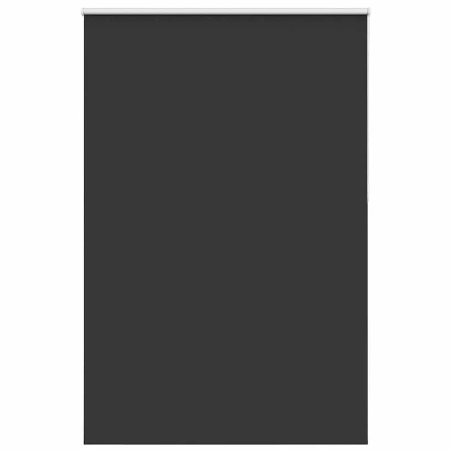vidaXL Verdunkelungsrollo Schwarz mit Wärmedämmung, B: 155 cm, H: 230 cm - Bild 2