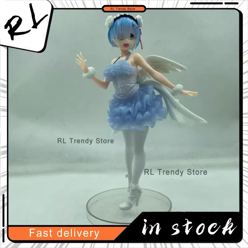 Bandai Re:Zero Angel Rem Standing Pose, Anime Figur Modell Statue, 23cm - Bild 2