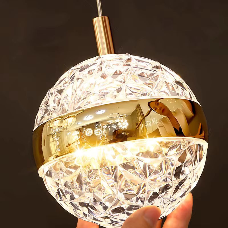 Gbbmade Nordische Pendelleuchte in Gold/Messing für Treppen, Wohnzimmer und Esszimmer - Bild 6