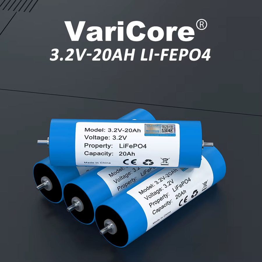 VariCore LiFePO4-Batteriezelle 3,2V 20Ah Deep Cycle in Blau für DIY 12V/24V-Akkupacks, Solarenergiespeicher und Wohnmobile - Bild 2