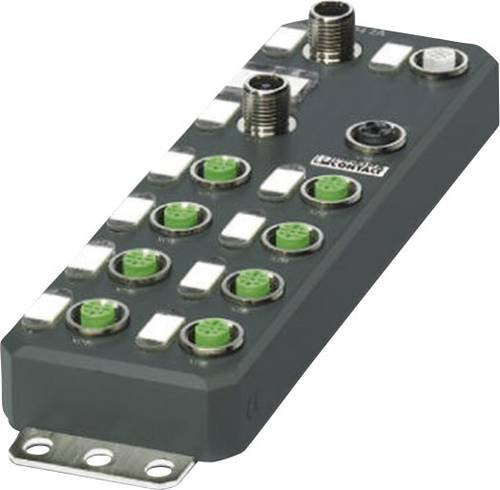 Phoenix Contact SPS-Erweiterungsmodul AXL E PB DI8 DO4 2A M12 6P 2701502 in Grau - Bild 1