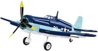 COBI Konstruktionsspielzeug Grumman F6F Hellcat Flugzeug aus Klemmbausteinen in Marineblau, Blau und Weiß - Bild 1